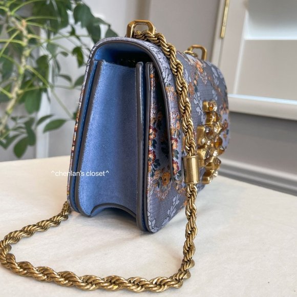 🔥Tory Burch Eleanor Small Jeweled Logo Shoulder Bag - Picture 8 of 17